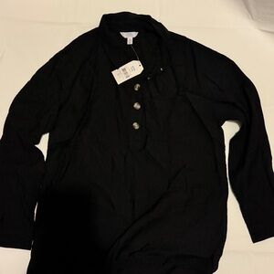Black Button-Up Shirt